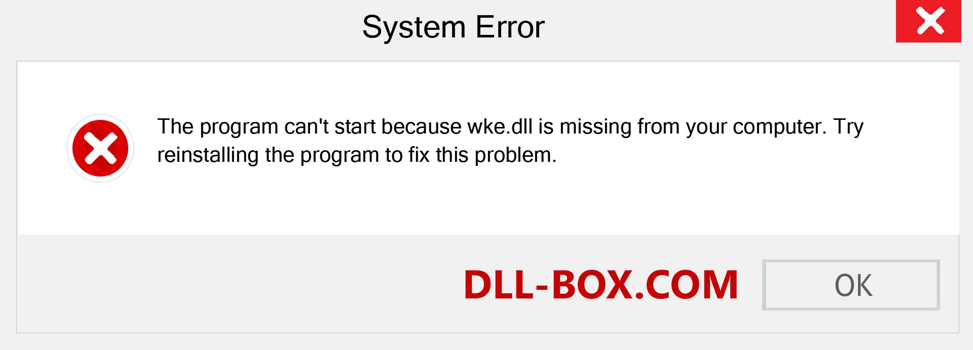  wke.dll file is missing?. Download for Windows 7, 8, 10 - Fix  wke dll Missing Error on Windows, photos, images